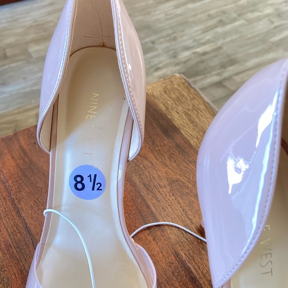 Nine West stiletto clear open toe heels - Picture 5 of 15